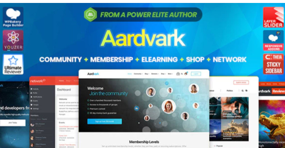 Aardvark v4.20 - BuddyPress, Membership & Community Theme