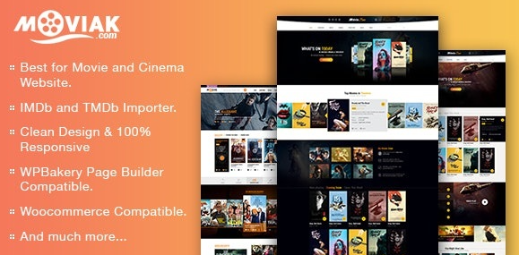AmyMovie v3.5.0 - Movie and Cinema WordPress Theme