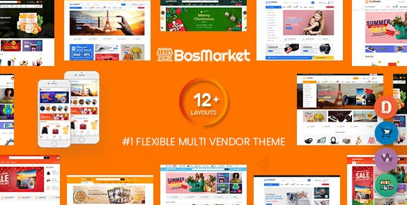 BosMarket v1.8.8 - Flexible Multivendor WooCommerce WordPress Theme (12 Indexes + 2 Mobile Layouts)