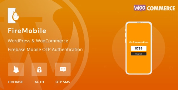 FireMobile v1.0.1 - WordPress & WooCommerce Firebase Mobile OTP authentication