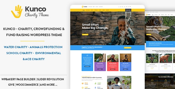 Kunco v1.1.0 - Charity & Fundraising WordPress Theme