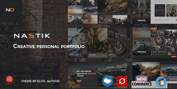 Nastik v2.9 - Creative Portfolio WordPress Theme Nulled