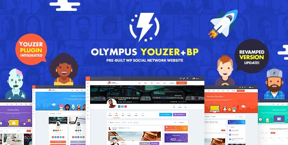 Olympus v3.1 - Powerful BuddyPress Theme for Social Networking 3.1