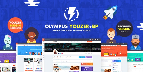 Olympus v3.8 - Powerful BuddyPress Theme for Social Networking