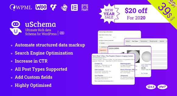 uSchema v2.1.0 - Ultimate Rich Data Schema for WordPress