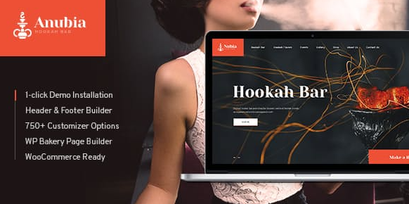 Anubia v1.0.5 | Smoking and Hookah Bar WordPress Theme
