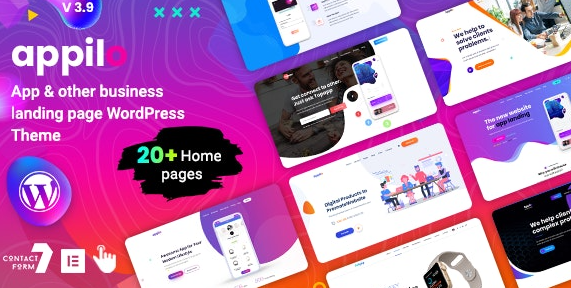 Appilo v4.4 - App Landing Page WordPress Theme Nulled