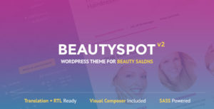 BeautySpot – WordPress Theme for Beauty Salons v3.3.9 nulled