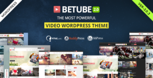 Betube Video WordPress Theme v3.0.3 nulled