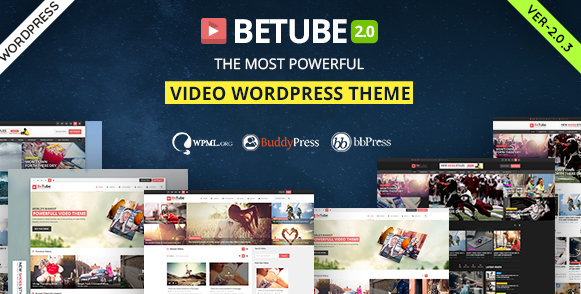Betube Video WordPress Theme v3.0.3