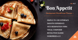 Bon Appetit – Restaurant WordPress Theme v5.1.1 nulled