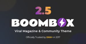 BoomBox – Viral Magazines WordPress Themes v2.7.0 nulled