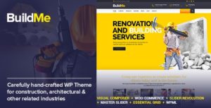 BuildMe &#8211; Construction &amp; Architectural WP Theme v4.5 nulled