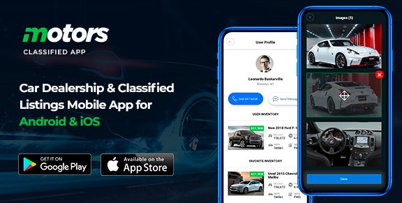 Motors - Car Dealership & Classified Listings Mobile App for Android & iOS