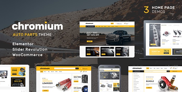 Chromium v1.3.16 - Auto Parts Shop WordPress WooCommerce Theme