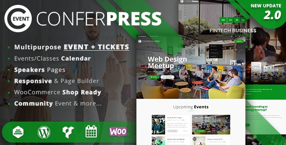 ConferPress v2.6 - Multipurpose Event Tickets WordPress Theme