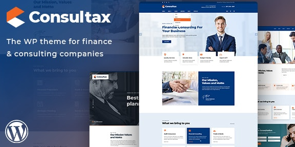 Consultax v1.0.8 - Financial & Consulting WordPress Theme