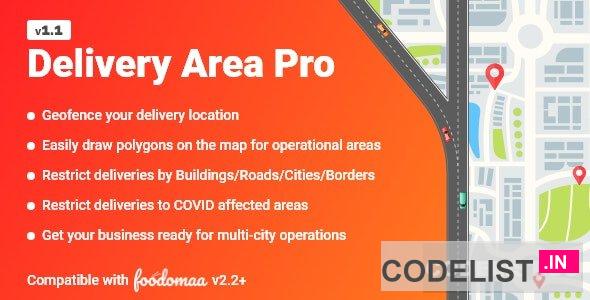 Delivery Area Pro v1.1 &#8211; Module for Foodomaa