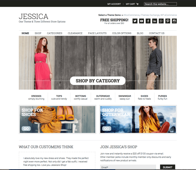 Download Jessica Theme by StudioPress