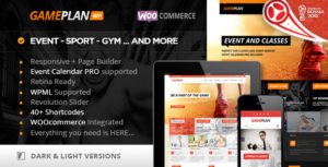 Gameplan &#8211; Event and Gym Fitness WordPress Theme v1.6.2 nulled