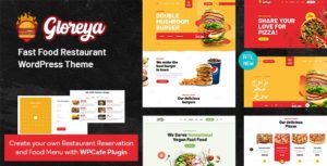 Gloreya &#8211; Restaurant Fast Food &amp; Delivery WooCommerce Theme v1.7 nulled