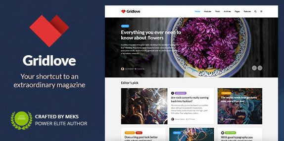Gridlove v1.9.5 - Creative Grid Style News & Magazine WordPress Theme