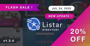 Listar – WordPress Directory and Listing Theme v1.3.9 nulled
