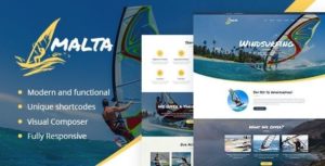 Malta &#8211; Windsurfing, Kitesurfing &amp; Wakesurfing Center WordPress Theme v1.1.4 nulled