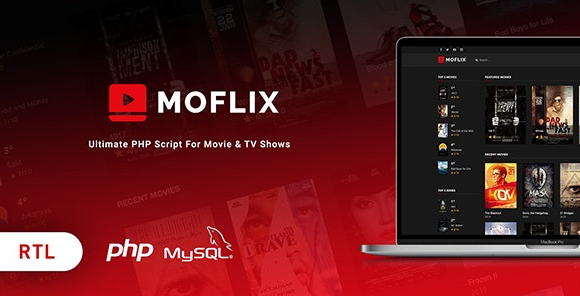 MoFlix v1.0.1 - Ultimate PHP Script For Movie & TV Shows