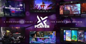 PlayerX – A High-powered Theme for Gaming and eSports v1.10.1 Nulled