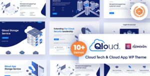 Qloud – Cloud Computing, Apps &amp; Server WordPress Theme v2.3 nulled