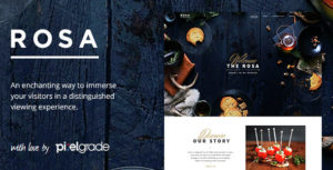 ROSA – An Exquisite Restaurant WordPress Theme v2.7.0 nulled