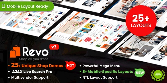 Revo v3.9.7 - Multipurpose WooCommerce WordPress Theme