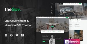 TheGov – Municipal and Government WordPress Theme v1.1.3 Nulled