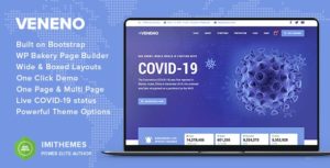 Veneno &#8211; Coronavirus Information WordPress Theme v1.4 nulled