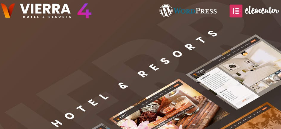 Vierra v4.0 - Hotel, Resort, Inn & Booking Elementor WordPress Theme