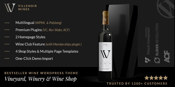 Villenoir v5.1 - Vineyard, Winery & Wine Shop