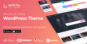 Wilcity – Directory Listing WordPress Themes v1.3.1 + App nulled