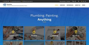 BlueCollar – Handyman &amp; Renovation Business WordPress Theme v2.5.9 nulled