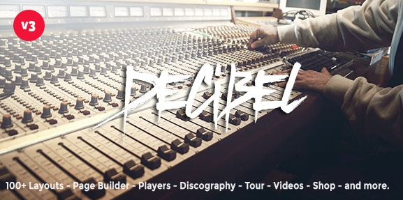 Decibel v3.1.4 - Professional Music WordPress Theme