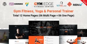 Gym Edge &#8211; Gym Fitness WordPress Theme v4.2.1 nulled