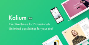 Kalium – Creative WordPress Theme for Professionals v3.1.1 Untouched nulled