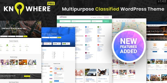 Knowhere Pro v1.5.3 - Multipurpose Classified Directory WordPress Theme Nulled