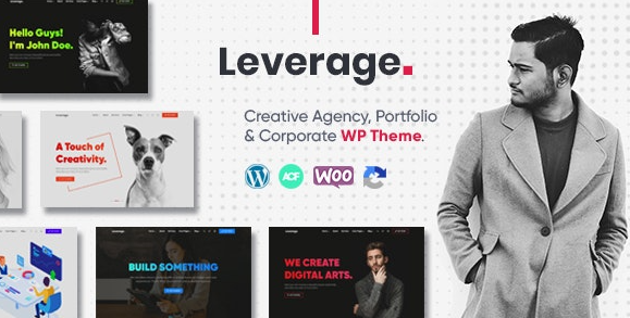 Leverage v2.0.3 - Creative Agency & Portfolio WordPress Theme