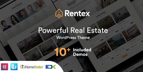 Rentex v1.6.5 - Real Estate WordPress Theme