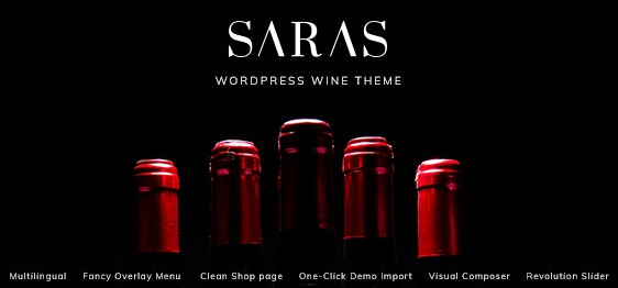 Saras v1.6 - Wine WordPress Theme