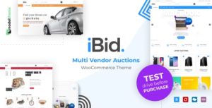 iBid – Multi Vendor Auctions WooCommerce Theme v2.7 nulled