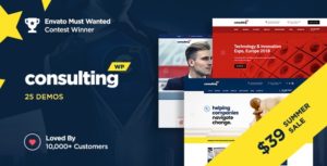 Consulting – Business, Finance WordPress Theme v5.2.3 Nulled