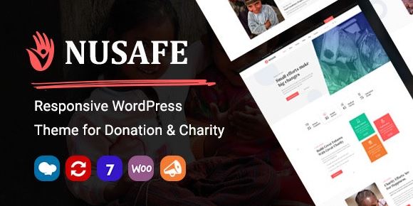 Nusafe v1.7 | Responsive WordPress Theme for Donation & Charity