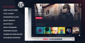 Rekord – Ajaxify Music – Events – Podcasts Multipurpose WordPress Theme v1.5.0.0 + HTML nulled